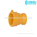 Eco-friendly plastic threaded camlock tube coupling
